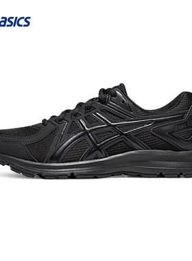 ASICS亚瑟士新款JOG100T/2 (4E)男士鞋女鞋宽楦跑步鞋黑色运动鞋