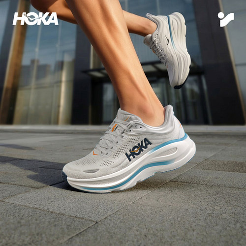 HOKA跑步鞋男鞋2026夏季新款BONDI 9邦代9公路轻盈缓震跑鞋运动鞋