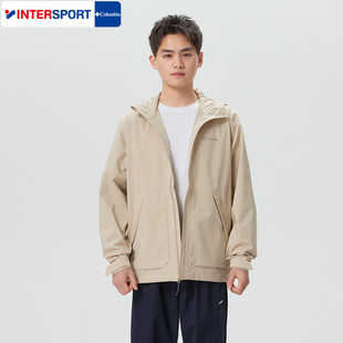 Columbia哥伦比亚户外冲锋衣男装防水运动旅行连帽徒步外套WE0505