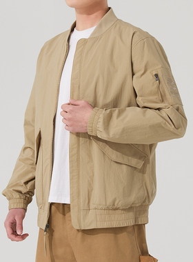 Timberland飞行员夹克男装秋季新款户外运动服梭织外套上衣A4225D