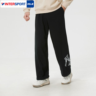 女裤 2026春季 新款 MLB官方运动裤 子针织休闲裤 男裤 跑步训练裤 长裤