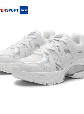 MLB官方男女休闲鞋24秋季新款厚底增高老爹鞋缓震运动鞋3ARNPDL4N