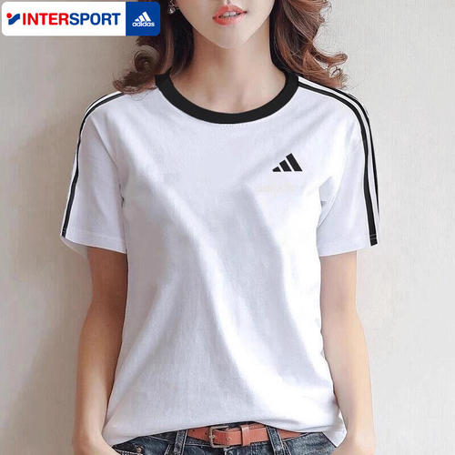 Adidas/阿迪达斯官方正品DANCE TEE2女士简约日常运动T恤KX2747