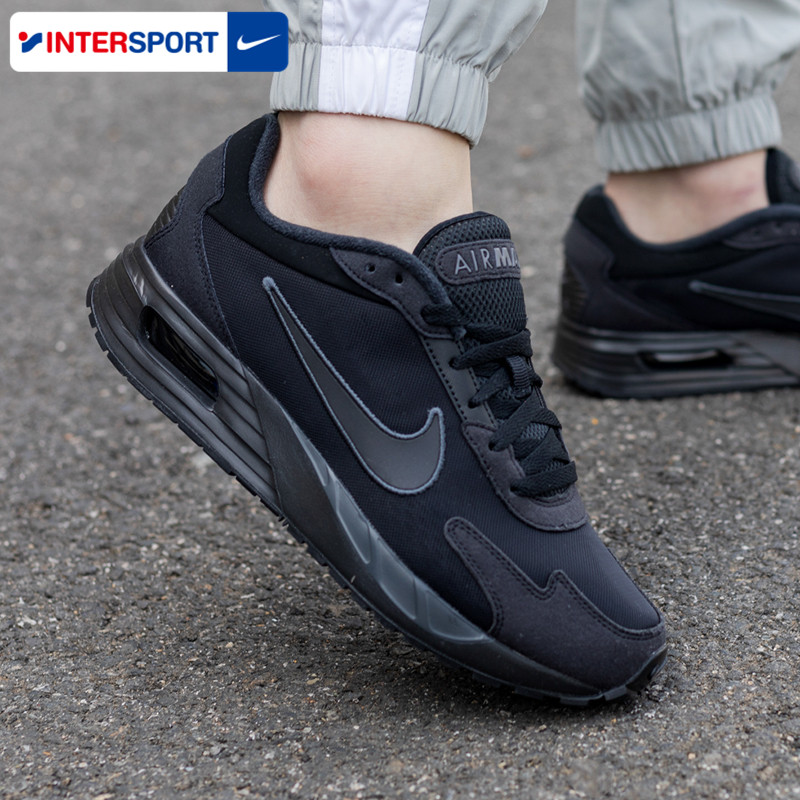 NIKE耐克休闲鞋男鞋冬季新款黑色轻便运动鞋AIR MAX气垫鞋DX3666