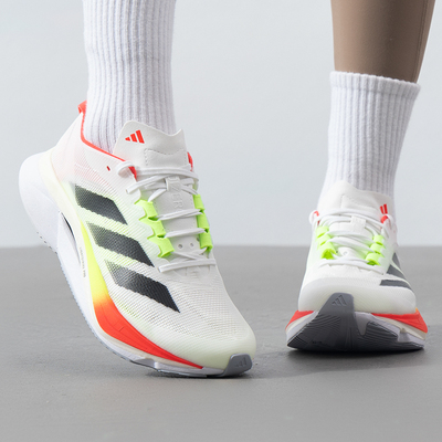 阿迪达斯跑步鞋女鞋新款ADIZERO BOSTON 12 运动鞋透气跑鞋JQ25
