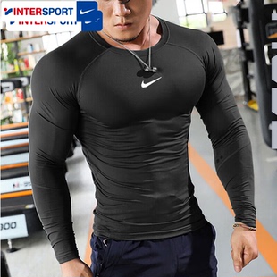 健身衣运动服训练快干长袖 新款 T恤FB7920 夏季 Nike耐克紧身衣男装