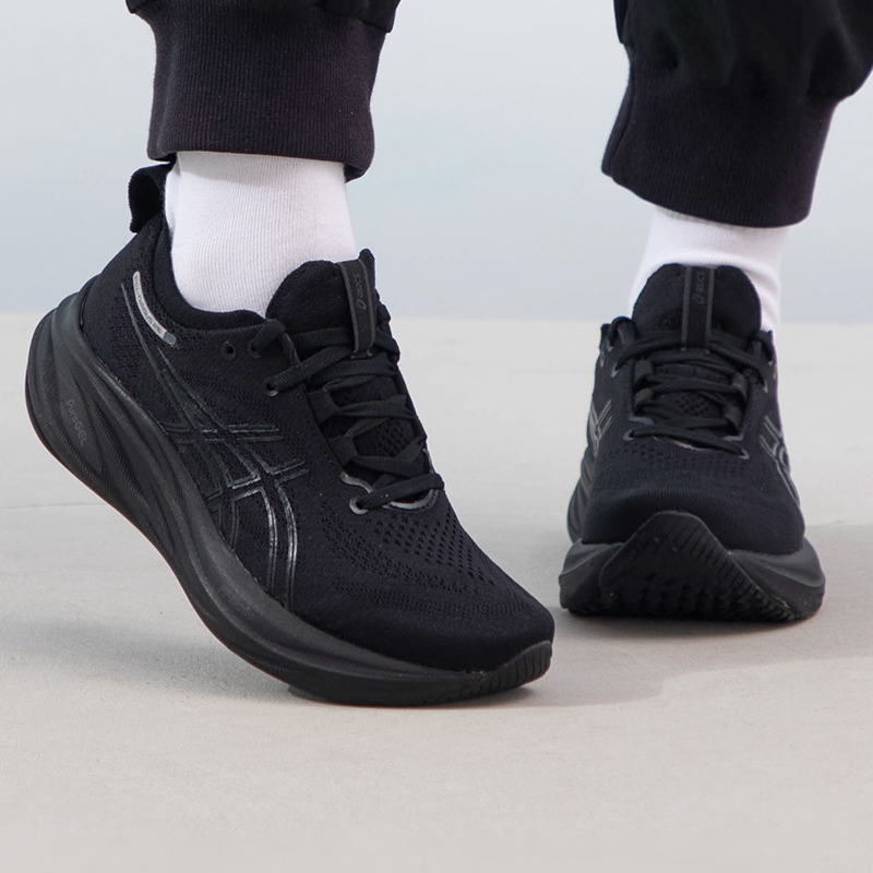 ASICS亚瑟士跑鞋女新款GEL-NIMBUS 26回弹跑步鞋女运动鞋1012B601