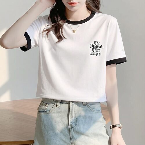 adidas阿迪达斯棉质三叶草短款半截袖2026夏女亲肤短袖T恤 KT3060