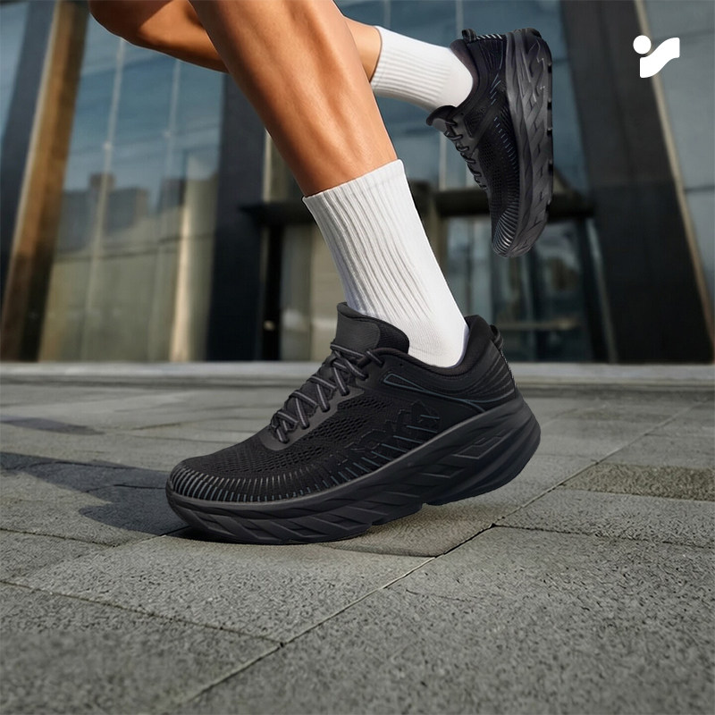 HOKA男鞋跑步鞋2026新款邦代7升级厚底滚动平衡支撑户外运动鞋