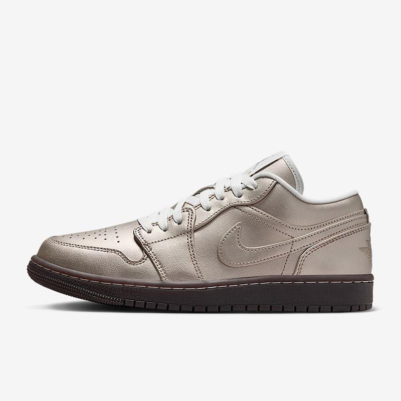 NIKE耐克AIR JORDAN 1 AJ1女鞋香槟金减震耐磨复古运动休闲篮球鞋