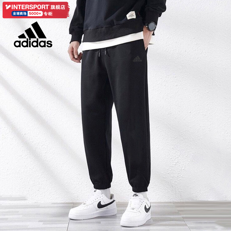 卫裤阿迪达斯秋季健身宽松