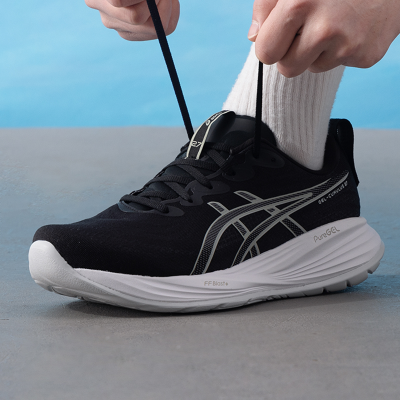 ASICS亚瑟士GEL-CUMULUS 27男鞋2025冬季新款网面跑步鞋1011B960