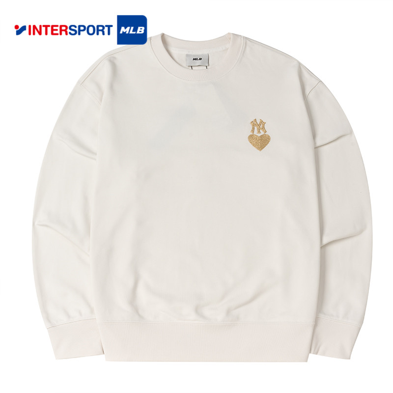 MLB官方卫衣男女情侣上衣2025秋季新款运动服宽松套头衫3AMTH9144
