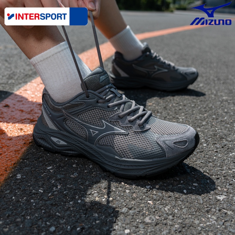 美津浓官方男鞋跑步鞋2025冬季RACERS复古运动鞋网面鞋女鞋老爹鞋