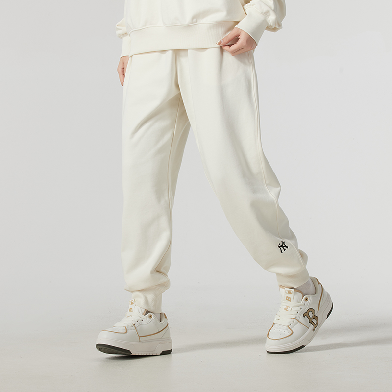 MLB官方男女长裤2025秋季跑步训练裤束脚休闲裤收口卫裤3APTB0151