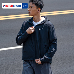 Nike耐克夹克官方正品男款2025夏季新款休闲夹克黑色薄款外衣外套