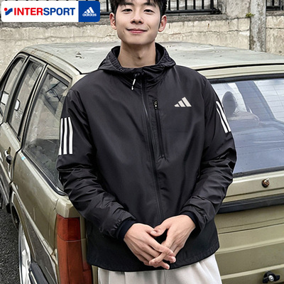 阿迪达斯外套透气休闲夹克