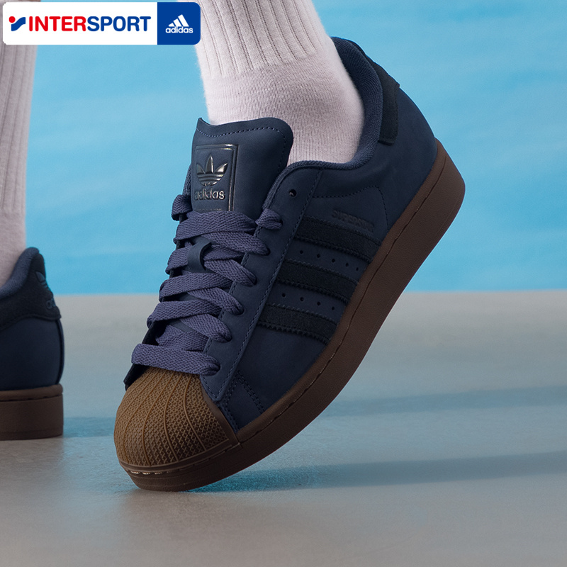 Adidas阿迪达斯三叶草男鞋女鞋2025冬季新款SUPERSTAR板鞋JQ3226