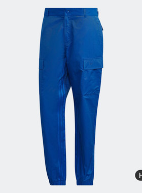 阿迪达斯三叶草男子春秋运动休闲宽松透气工装小脚收口长裤HM6499