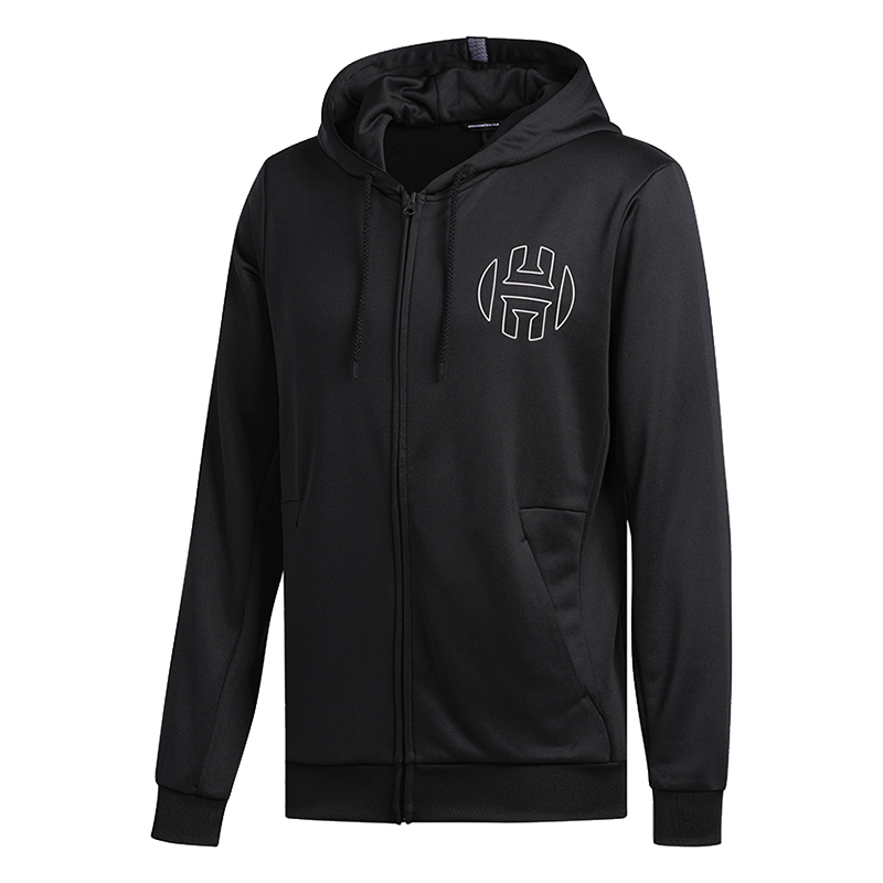 Adidas阿迪达斯正品冬季新款Harden哈登篮球运动外套帽衫DP5711