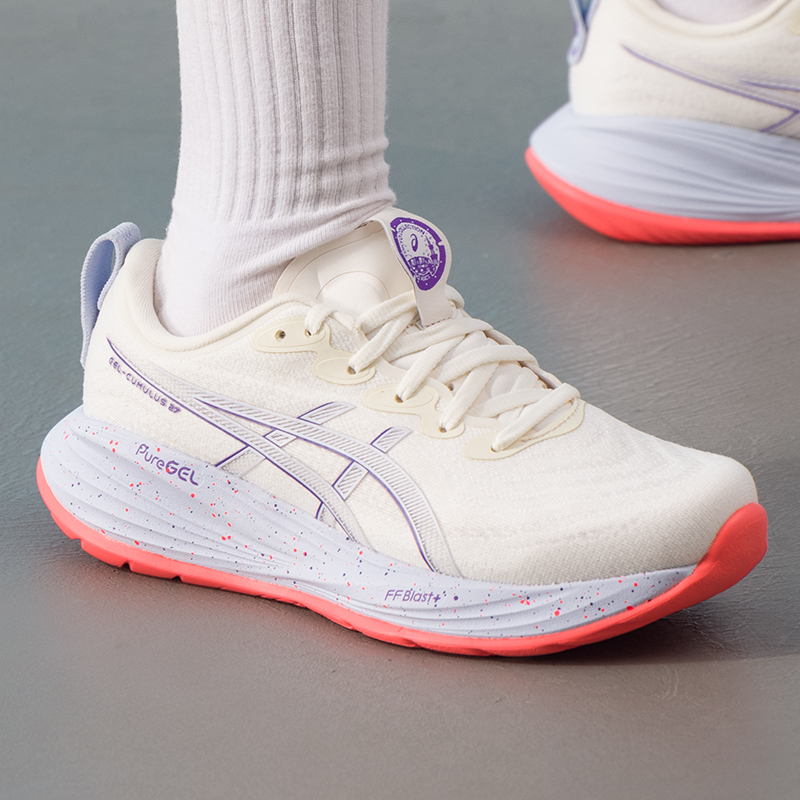 亚瑟士ASICS跑步鞋女鞋25新款GEL-CUMULUS 27缓震运动鞋1012B955