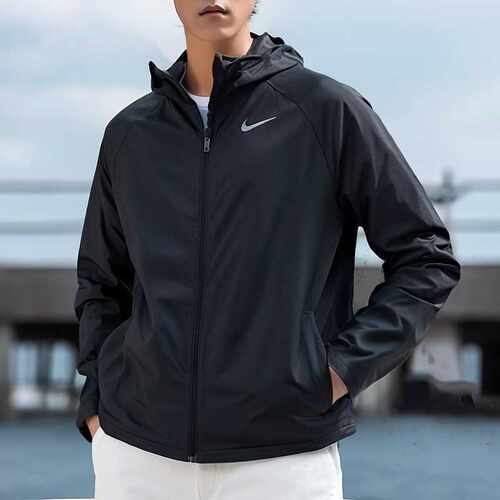 NIKE耐克梭织连帽外套男装夏季新款跑步运动服防风夹克正品BV4871