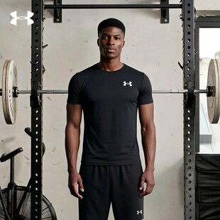 短袖 UA安德玛男装 紧身运动服跑步健身训练男士 新款 T恤1387560 夏季