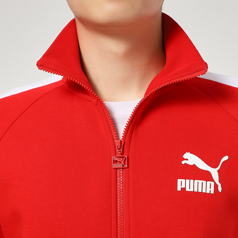 PUMA 푸마 스포츠 정장 남성 2024 신년 레드 재킷 스포츠 캐주얼 바지 바지