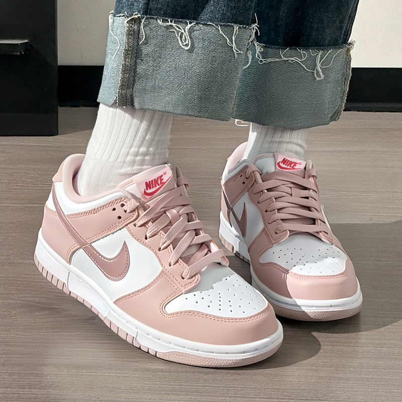 Nike耐克官方正品女鞋夏季新款大童鞋DUNK樱花粉板鞋休闲鞋DO6485