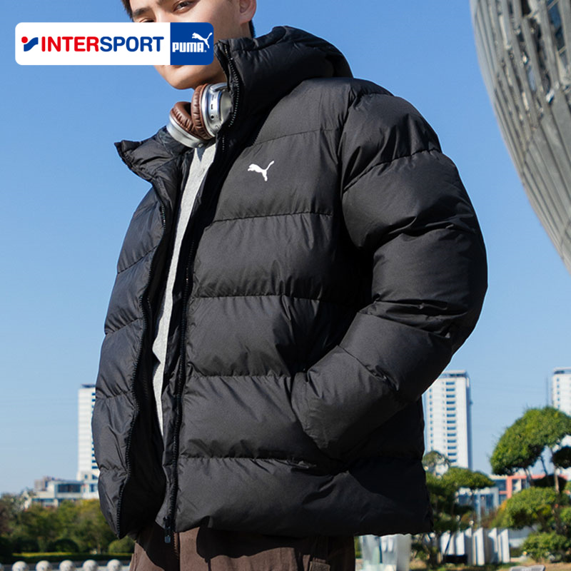 PUMA彪马正品连帽运动棉衣外套