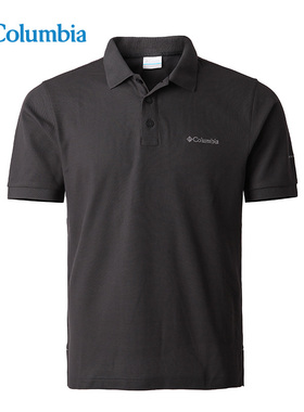 哥伦比亚POLO衫短袖男装2025秋冬新款户外休闲男士透气T恤XE9173
