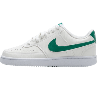 NIKE耐克官方COURT VISION白绿女鞋低帮运动休闲板鞋小白鞋FQ8892