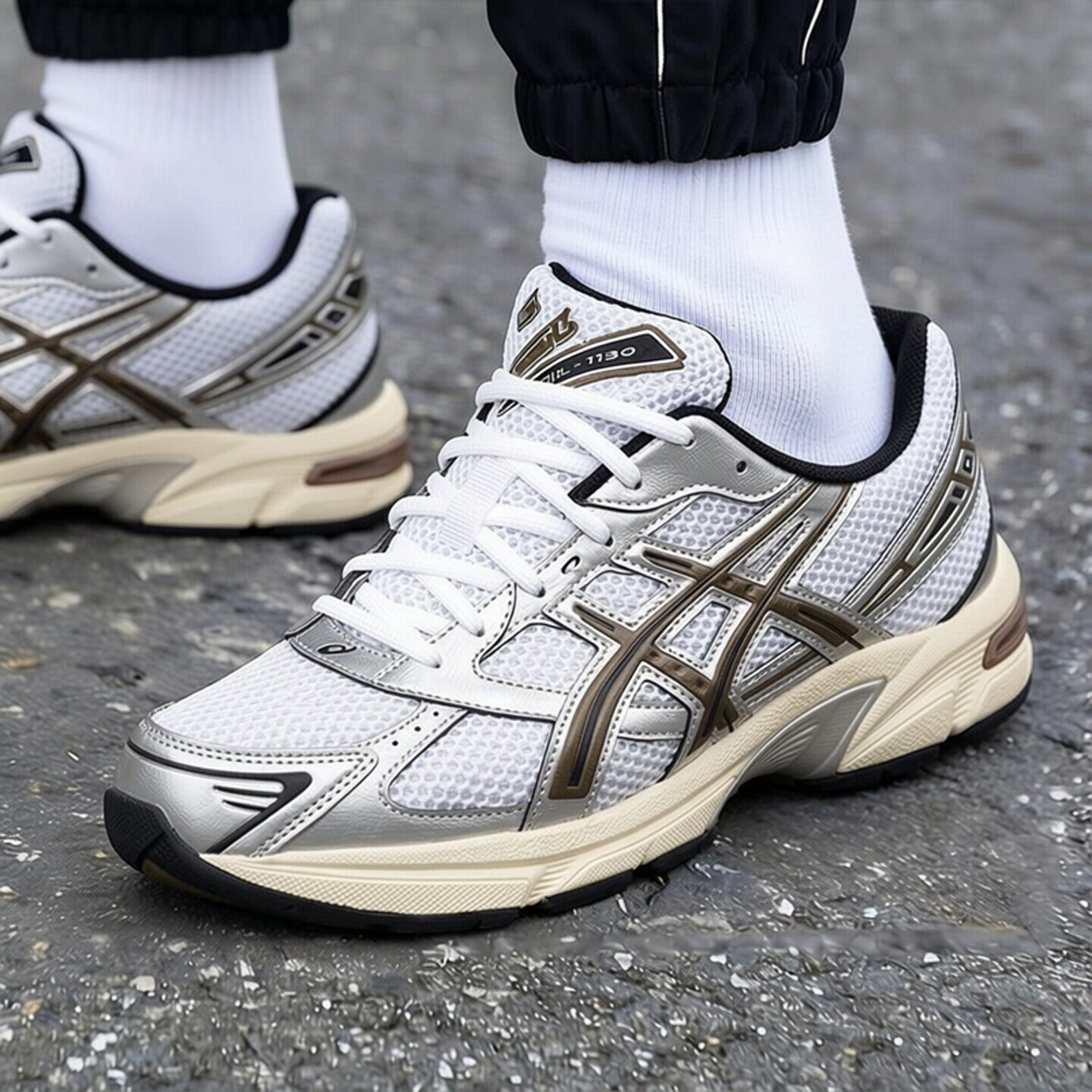 ASICS亚瑟士休闲鞋男鞋2026夏季GEL-1130运动鞋复古老爹鞋慢跑鞋