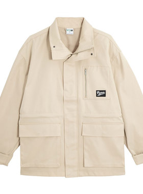 Puma彪马官方外套男装2025新款运动服翻领休闲运动夹克上衣621663