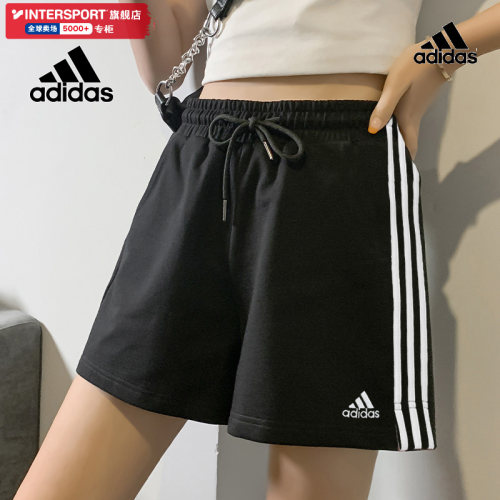 阿迪达斯官方正品女款黑色夏季新