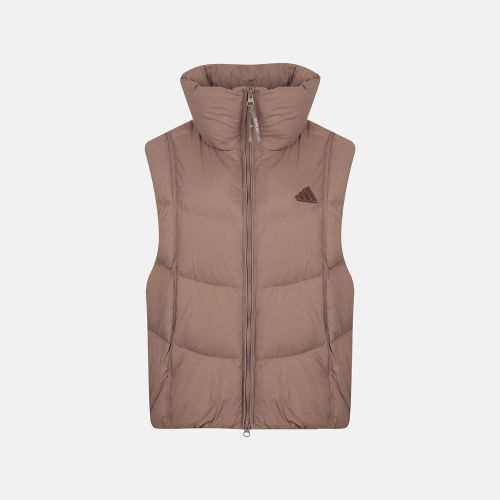 茵特丨adidas阿迪达斯女子W PL DWN VEST运动休闲羽绒马甲KW4735