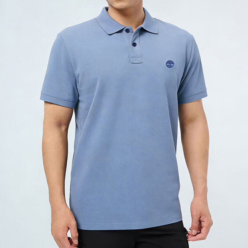 添柏岚T恤男户外运动服休闲时尚舒适透气POLO衫半截袖短袖A24H2