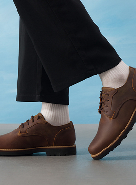 添柏岚男鞋马丁靴耐磨户外徒步登山鞋商务通勤皮鞋休闲鞋A5V11F13