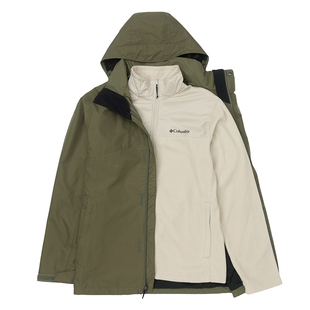 哥伦比亚三合一冲锋衣男装 户外保暖抓绒内胆外套运动服夹克WE6508