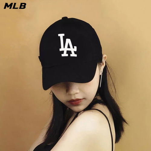 MLB官方刺绣LA帽子2026新款男女帽遮阳鸭舌帽运动棒球帽3ACP6601N