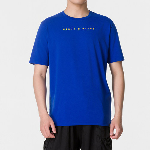 安德玛男装T恤篮球服curry运动服健身训练圆领短袖6009783-400