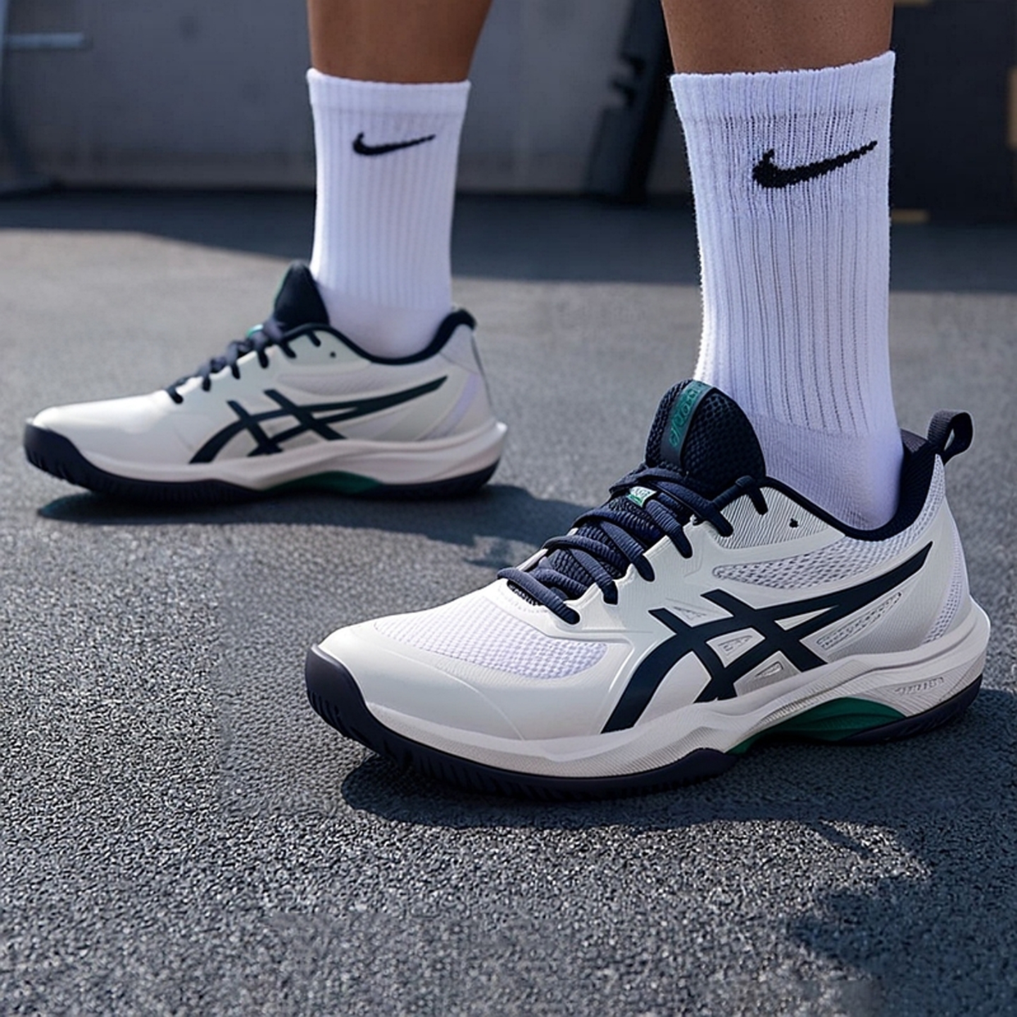 亚瑟士男鞋新款网球鞋GAME FF轻质耐磨专业运动鞋训练鞋1041A489