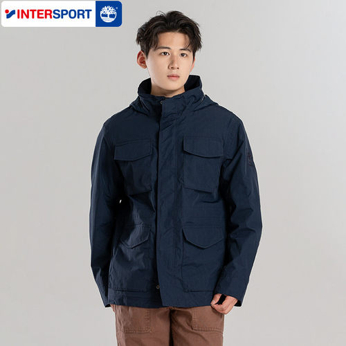 Timberland添柏岚防水夹克男夏季户外徒步休闲运动连帽外套A427F