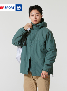 添柏岚官方男装冲锋衣三合一夹克户外防风保暖连帽外套上衣A69F2