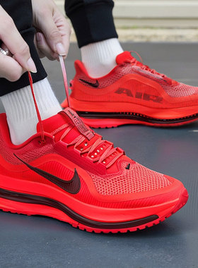 耐克跑鞋男2026春季新款本命年红色运动鞋PEGASUS网面缓震跑步鞋