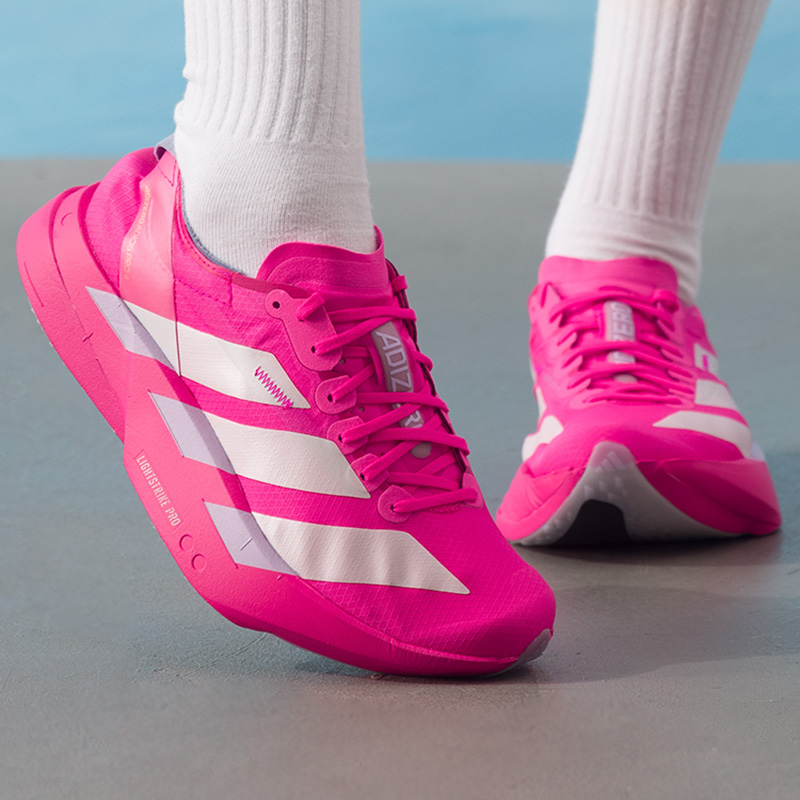 阿迪达斯跑鞋女2025冬季ADIZERO ADIOS PRO 4 W运动鞋缓震跑步鞋