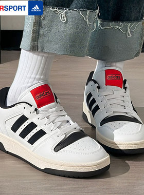 阿迪达斯正品男女同款BREAKSTART板鞋2026春季款情侣休闲鞋KK1283