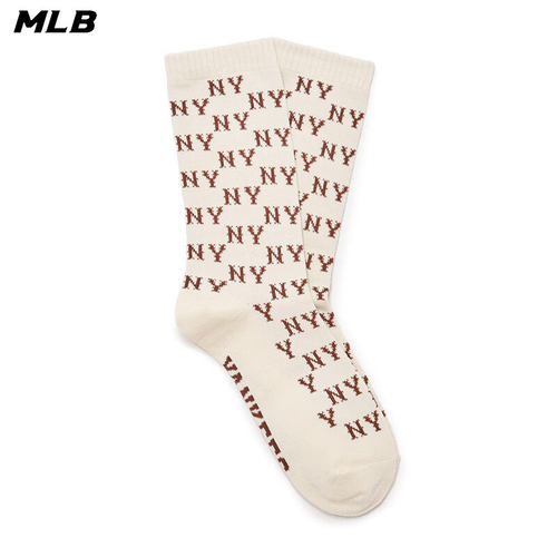 MLB官方袜子男袜女袜2025秋季新款低帮袜子经典中筒袜3ASOMM13N