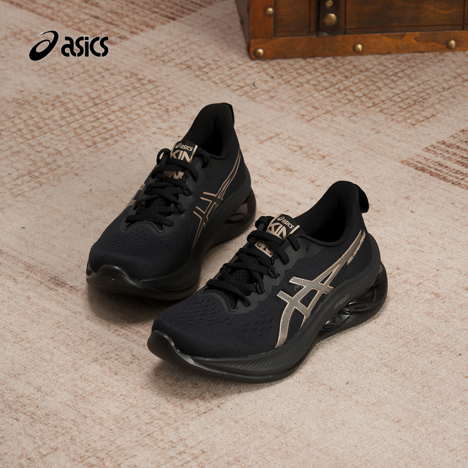 ASICS亚瑟士GEL-KINSEI MAX女子缓震轻便透气运动跑步鞋1012B975