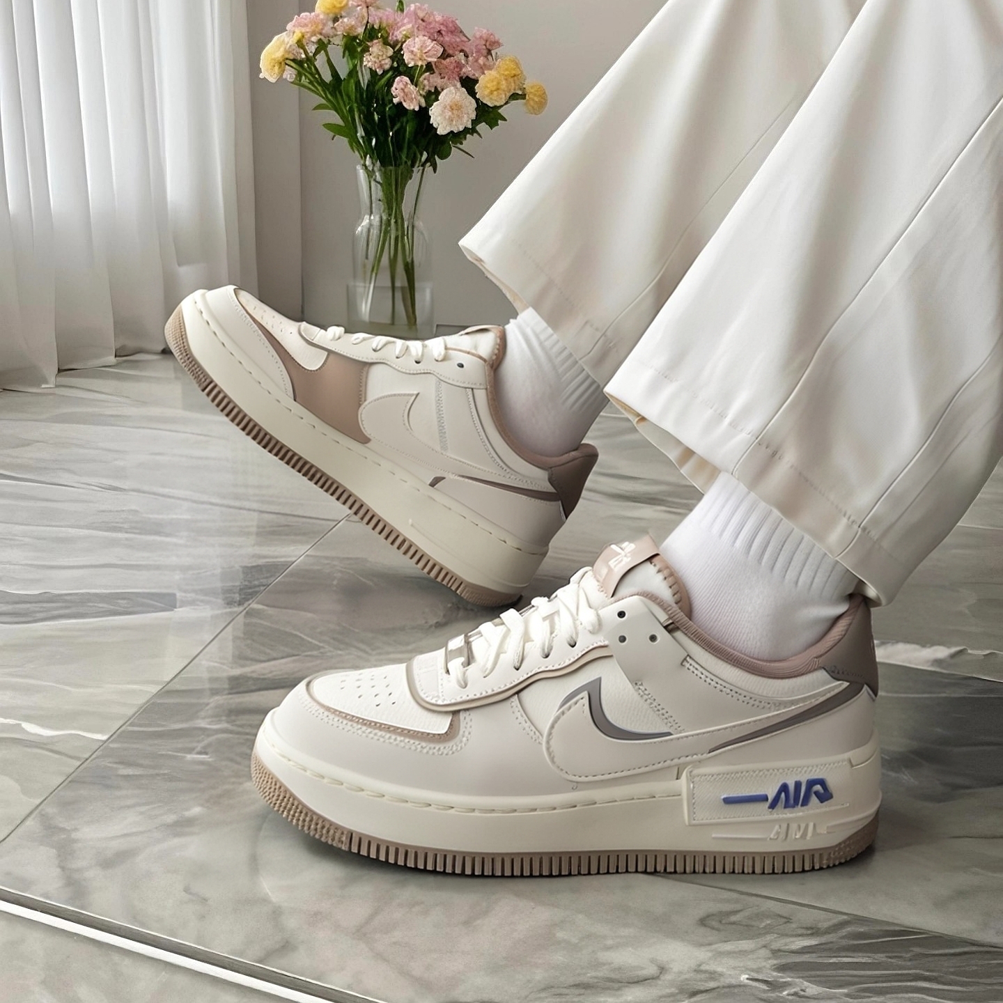 耐克NIKE女鞋厚底休闲鞋25新款AF1空军一号运动鞋板鞋IO7594-101